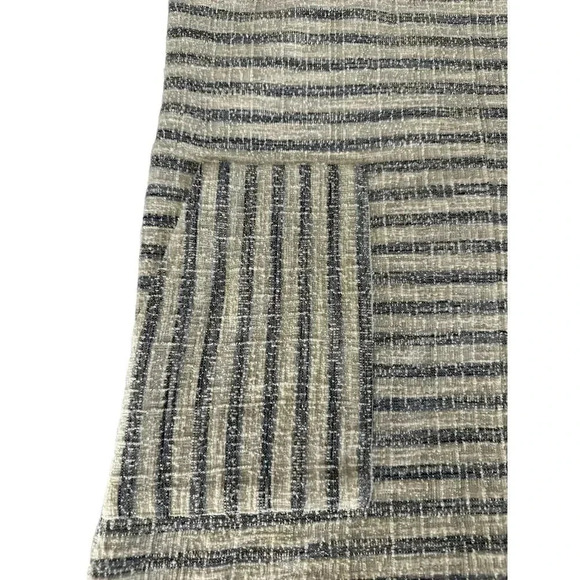 Lou & Grey For Loft Women's Striped Pattern Short Sleeves Midi Dress Size Small - Picture 2 of 4